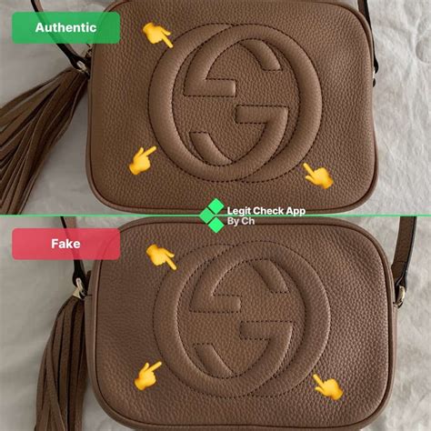 fake gucci soho vs real|gucci bag authenticity.